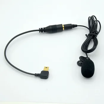 3,5 мм Активный Зажимной Микрофон с Аудиоадаптером Mini USB, Микрофонный Кабель для Gopro Hero 3, Комплект Аксессуаров для Экшн-Камеры 3 + 4
