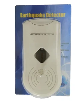 Детектор землетрясений Прибор для предупреждения о землетрясении зуммерная сигнализация настенный цикл питания от батареи 9 В