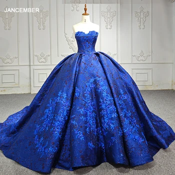 Синее стильное женское вечернее платье для вечеринок Tiptop из органзы с вышивкой, бальное платье без бретелек, DY6634, расшитое бисером.