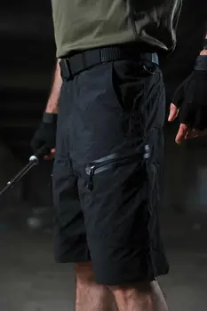 Открытый новый бренд мужской камуфляж Военная тактика Быстросохнущие шорты брюки большого размера с несколькими карманами Дышащие мужские короткие брюки Изображение 2