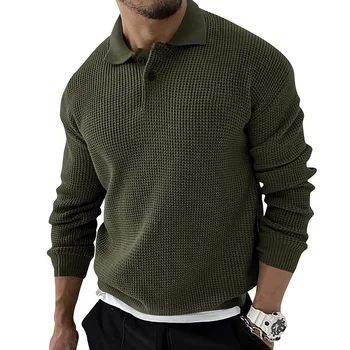 2023 Новый дизайн Para Hombre Повседневные Пуловеры Homme Sweter, Мужской зимний свитер Изображение 2
