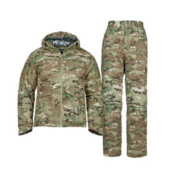 Зимний теплоотражающий тактический костюм, Камуфляжная военная куртка, уличный Водонепроницаемый Ветрозащитный армейский костюм, Толстые хлопчатобумажные брюки