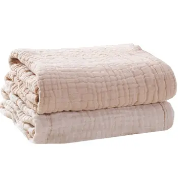 6 Слоев детского хлопчатобумажного одеяла для приема ребенка, детское одеяло для сна, Теплое стеганое одеяло, покрывало для кровати, Муслиновая детская заготовка