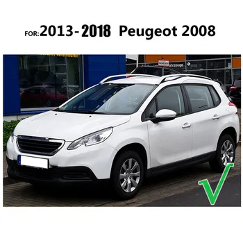 Подходит Для Peugeot 2008 2013-2018 Задний Багажник Грузовой Коврик Вкладыш Для Багажника Лоток Напольный Ковер Грязезащитный Коврик 2014 2015 2016 Изображение 2