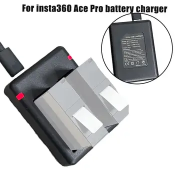 Для Insta360 Ace /Ace Pro Зарядное устройство для быстрой зарядки Концентратор Зарядная коробка Аккумуляторы для экшн-камеры емкостью 700 мА Аксессуары