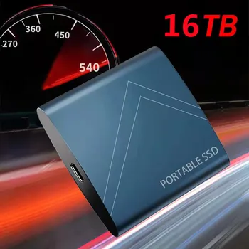 SSD USB 3,1 Флэш-Накопитель 64 ТБ Внешний Жесткий Диск 32 ТБ 16 ТБ 8 ТБ Портативный Высокоскоростной Твердотельный Накопитель Type-C для ноутбуков Notebook