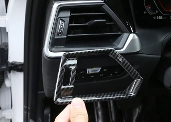 Украшение крышки выпускного отверстия кондиционера в стиле углеродного волокна Подходит для BMW 3 серии G20 2020-2024 гг.