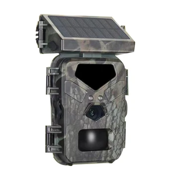 1 ШТ Mini700 24-мегапиксельная охотничья камера на открытом воздухе Водонепроницаемая IP65 для исследования диких животных с солнечными батареями