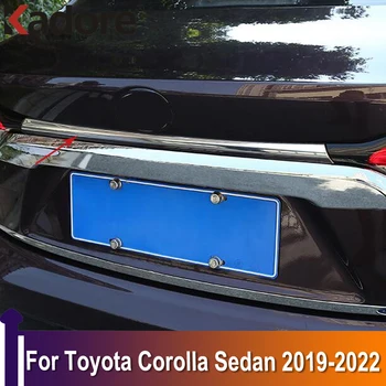 Для Toyota Corolla Седан 2019 2020 2021 2022 Хромированная Отделка Крышки Заднего Багажника Молдинг Крышки Двери Задней Двери, Декоративная Полоска Для Укладки