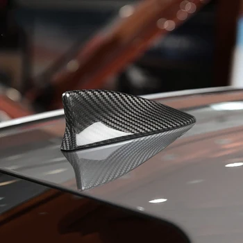 Для Lexus LS ES LX NX IS Автомобильная антенна из настоящего углеродного волокна с отделкой в виде акульих плавников, декоративная антенна на крыше автомобиля, Аксессуары для антенны Изображение 2