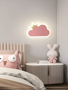 Настенный светильник Cloud в скандинавском Instagram-стиле, Креативный минимализм, Современный минимализм Для мальчиков и девочек, Детская комната, Спальня, Корона