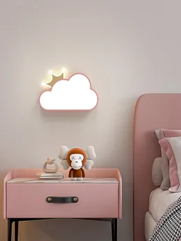 Настенный светильник Cloud в скандинавском Instagram-стиле, Креативный минимализм, Современный минимализм Для мальчиков и девочек, Детская комната, Спальня, Корона Изображение 2