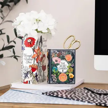 Ваза для цветов Современные керамические вазы для книжной полки, обеденного стола, письменного стола, спальни, офиса, украшения дома Изображение 2