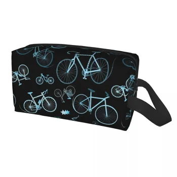 Велосипедная косметичка для женщин, косметический органайзер для путешествий, милые сумки для хранения туалетных принадлежностей для байкеров-велосипедистов