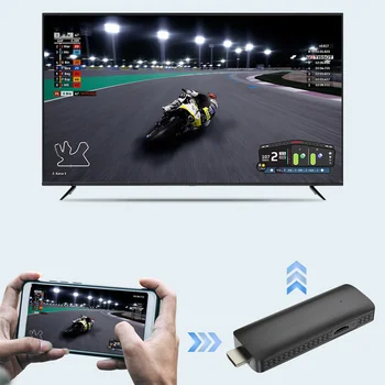 H313 TV Box Stick Android TV HDR телеприставка OS 4K BT5.0 WiFi 6 2,4 /5,8 G Android 10 Смарт-палочки Android Медиаплеер Изображение 2