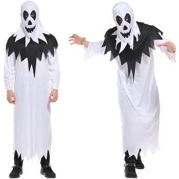 Мужские костюмы для косплея на Хэллоуин, лица взрослых, костюмы ужасов для выступлений, костюмы вампиров и эльфов