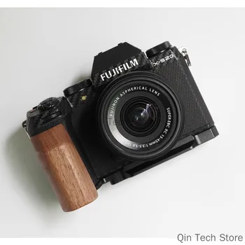 Ручная Рукоятка WoodCamera L Plate для Fuji Fujifilm XS20 Camp Base Черное Дерево Walunt Быстроразъемное Крепление Для Штатива Arca Swiss Фотография Изображение 2