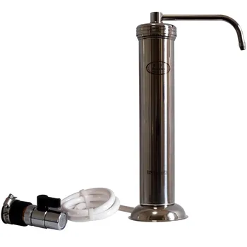 Фильтр для воды из крана, бытовой для прямого питья, кухонная столешница, очиститель водопроводной воды из нержавеющей стали, керамический фильтр