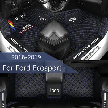 Автомобильные Коврики для Ford Ecosport 2018 2019 Пользовательские Автоматические Накладки для ног Автомобильные Ковровые покрытия Аксессуары для интерьера