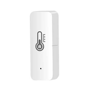 Датчик температуры и влажности Tuya Wifi Мониторинг приложения для Alexa Google Home Voice