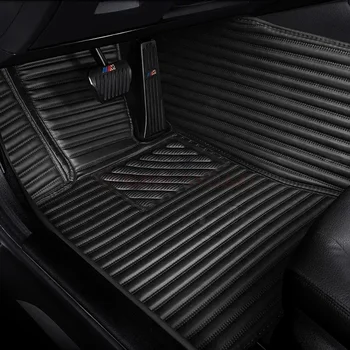 Изготовленный на заказ Роскошный автомобильный коврик в полоску 5D для Jeep Commander 2018-2023 wrangler 2018-2022 4 Двери Аксессуары для интерьера Ковер