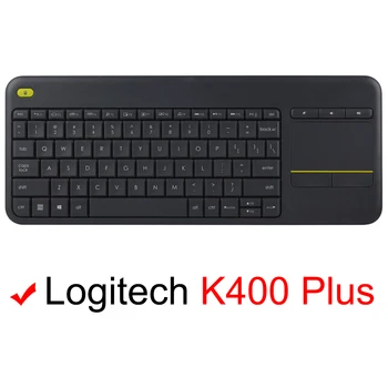 Чехол для клавиатуры K400 Plus для Logitech Logi K400 + с тачпадом Защитный кожный чехол Прозрачный силиконовый TPU Изображение 2