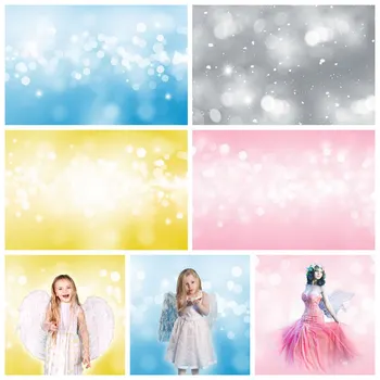 Моксиковые блестящие Боке в горошек, фоны для фотосъемки, портрет ребенка, Свадьба, День рождения, Фотофон, Фотостудия