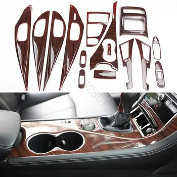 Для Infiniti Q50L 2015 2016 2017 2018 Наклейка с рисунком из углеродного волокна для интерьера, оконная панель, автомобильные Аксессуары
