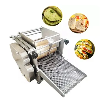 Полностью автоматическая машина для приготовления кукурузных лепешек, коммерческая машина для приготовления блинчиков из жареной утки из нержавеющей стали.