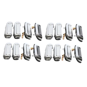 16X Автомобильные хромированные дверные ручки Аксессуары для Mitsubishi Pajero 1992 1993 1994 1995 1996 1997