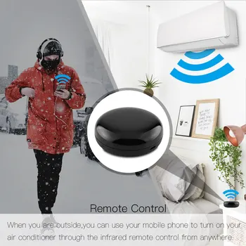 MOES Tuya WiFi ИК-пульт дистанционного управления для кондиционера, телевизора, умного дома, инфракрасный универсальный пульт дистанционного управления для Alexa Google Home Изображение 2