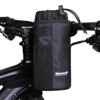 Сумка для бутылок на руль, изолированный чайник, Велосипедная сумка на руль, держатель для напитков Для велосипеда, клетка для бутылок для путешествий на открытом воздухе бутылка