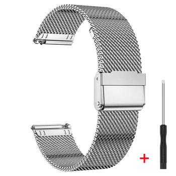 Металлический Сетчатый Ремешок Для HONOR Watch GS 3/GS Pro/MagicWatch 2 46 мм 42 мм Сменный Ремешок Из Нержавеющей Стали ES Bracelet bands
