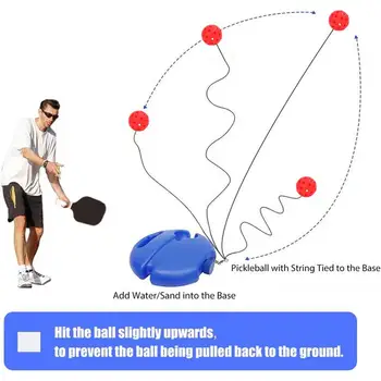 Тренажер для самостоятельного изучения Match Buddy Мяч Для тренировки Многофункционального Гибкого Компактного Плеера Тренировочный Инструмент 74 мм Practice Изображение 2