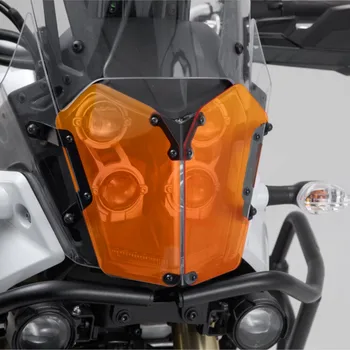 2023 Для Yamaha Tenere 700 Решетка радиатора, защита фар, защитная крышка для линз, подходят для Tenere700 2019-2022 Акриловые аксессуары для мотоциклов