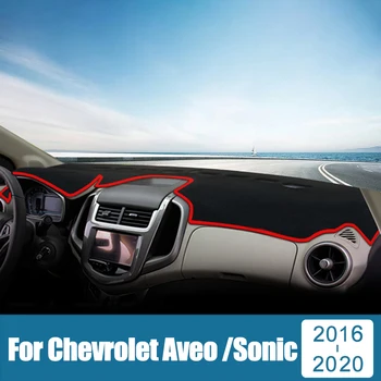 Для Chevrolet Sonic Aveo 2016 2017 2018 2019 2020 Крышка Приборной панели Автомобиля, Предотвращающая Попадание Света, Солнцезащитный Козырек, Анти-УФ-Ковер, Нескользящий Коврик