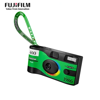 Fujifilm QuickSnap 1986 Одноразовый Пленочный фотоаппарат В Подарочной коробке, Винтажный Пленочный аппарат, фотопринтер (срок годности: декабрь 2024)