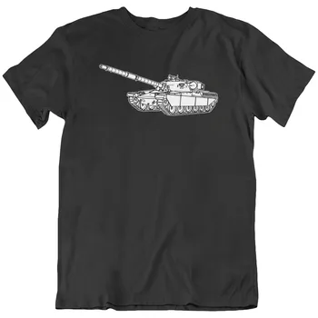 Боевой танк FV4201 Chieftain British Main Army Fan, Футболка, мужской подарок, Новинка