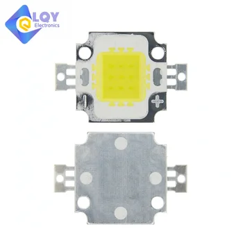 LQY 10W LED white Холодный белый Светодиодный чип для встроенного прожектора 12v DIY Проектор Наружный прожектор Супер яркий Изображение 2