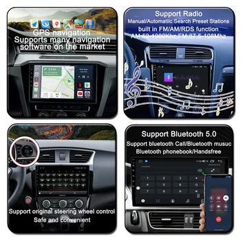 10,1-дюймовый Android 13 для Mercedes Benz Viano 2004-2010 Автомобильный радиоприемник без 2din Навигация GPS Мультимедиа RDS Беспроводной Carplay Auto Изображение 2