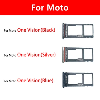 60 шт., Оригинальный лоток для SIM-карты, слот для чипа, держатель адаптера, Аксессуары для ремонта Motorola Moto One Fusion Plus/ One Vision Plus Изображение 2