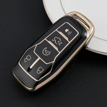 Чехол для ключей от автомобиля Ford, применимый к Руидзе Руиси Wing Tiger Explorer Auto Key Shell Golden Edge Key