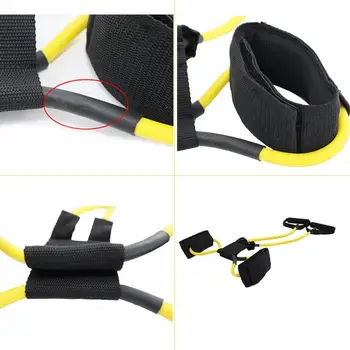Подтягивающая веревка для упражнений, натяжная веревка, оборудование для фитнеса, эластичный съемник веревки, эспандер, подтягивающая лента на резинке Изображение 2
