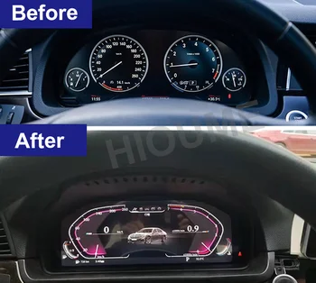 12,5-дюймовый экран спидометра для BMW X3 X4 2014-2017 Приборная панель с ЖК-дисплеем Автомобильный мультимедийный плеер Цифровая кластерная кабина Изображение 2