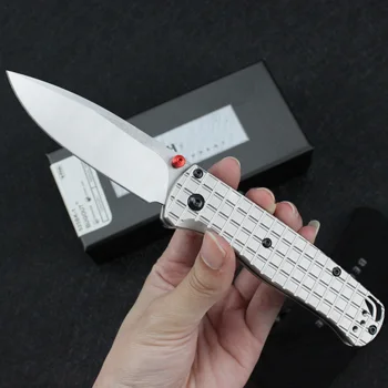 BM15535 Складной нож для мужчин M390 с черным покрытием лезвия из авиационного алюминиевого сплава Карманные Ножи Черные Инструменты Изображение 2