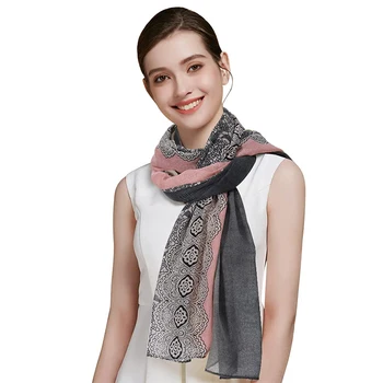 Модная роскошная атмосферная защита от солнца Балийский марлевый шарф, накидка, шаль, ткань для защиты от пота, грелка для шеи, тренд женской длинной шали