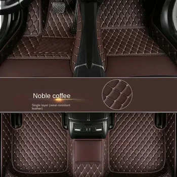 Автомобильные коврики с логотипом на заказ для BMW X5 E70 2006-2013 годов, карман для телефона, 100% Подходящие детали интерьера, автомобильные аксессуары Изображение 2