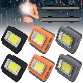 Светодиодные фонари безопасности Ходовые огни Зажимной ошейник USB перезаряжаемый светильник для ошейника Свободные руки для бега кемпинга езды на велосипеде ночник
