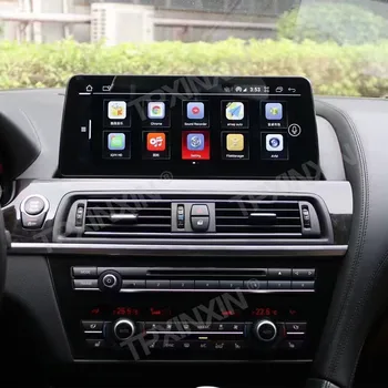 Для BMW 6 Серии F06 F12 CIC/NBT 2010-2017 Android 12 12,3 Дюймов 1920*720 P Экран Автомобильный плеер GPS Навигация Мультимедийное Радио