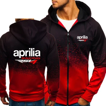 Мужские куртки Aprilia Racing RSV4 С принтом, весна-осень, толстовка на молнии, верхняя одежда, повседневное высококачественное камуфляжное мужское пальто